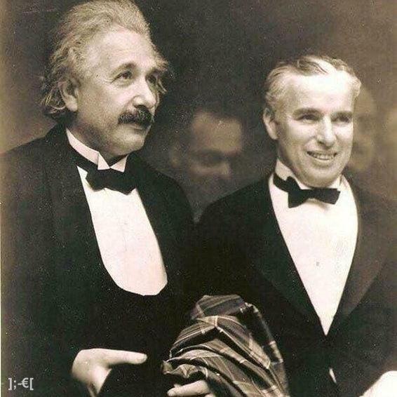 Clairvoyance et perception Einstein / Chaplin