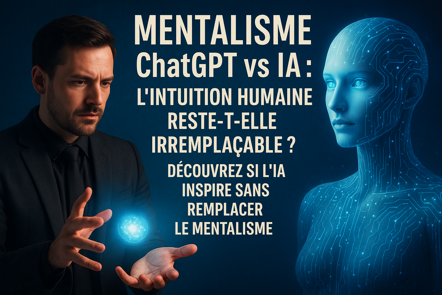 mentalisme chatgpt : humain vs IA - 7 secrets de l'intuition Intuition IA et Mentalisme